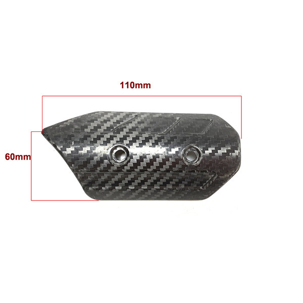 Anti-Scalding Shell Motorcycle Muffler Exhaust Carbon Fiber Protector Heat Shield Cover Guard For Universal Exhaust Pipe Cover